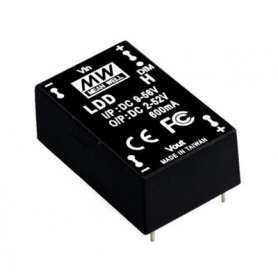 LDD-300H  LDD-300H - Convertitore DC/DC MeanWell - CC - 15W / 300mA - Ingresso 12VDC/24VDC/48VDC  Mean Well  Alimentatori LED
