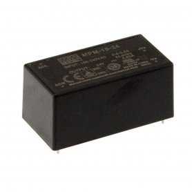 MPM-15-5 MPM-15-5 - Alimentatore MeanWell - Plastic 15W 5V - Ingresso 100-240VAC Mean Well Alimentatori Automazione