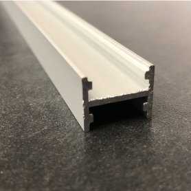 Flat LED aluminum profile for standard under-cabinet fixing. INVISIBLE 16.7X13.7 mm 5657.PAL.167137  Profilo Alluminio LED piatto da sottopensile STANDARD fix. INVISIBILE 16.7X13.7 mm  Profili Alluminio