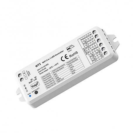 Relpower DIMMER LED CON APP E CONTROLLO VOCALE RADIO FREQUENZA 2.4GHz MONOCOLORE RGB RGBW CCT IN 12V~24V