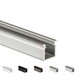 Recessed LED Aluminum Profile HIGH wood 18 x 2 mm. - Model G Recessed LED Aluminum Profile HIGH wood 18 x 2 mm. - Model G