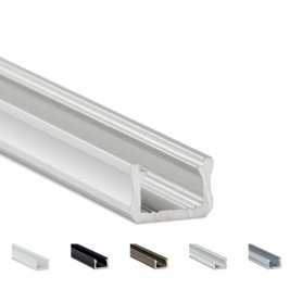 Aluminium LED Profil Flach MINI Unterbau 8 x 12 mm - Modell X Aluminium LED Profil Flach MINI Unterbau 8 x 12 mm - Modell X
