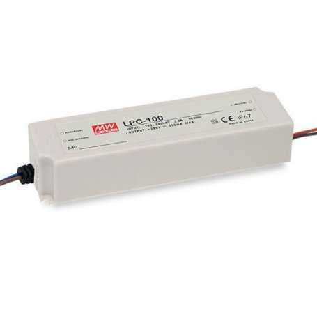 LPC-100 Meanwell Alimentatore LED 100W -Corrente Costante CC 350mA  500mA  700mA  1050mA  1400mA  1750mA  2100mA