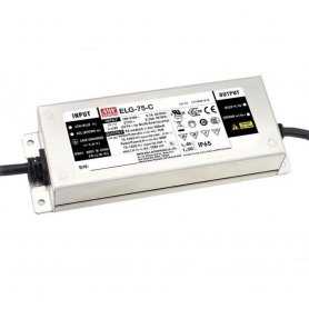 ELG-75-C Meanwell Alimentatore LED 75W Corrente Costante CC Correnti 350mA 500mA 700mA 1050mA 1400mA ELG-75-C Meanwell Alimentatore LED 75W Corrente Costante CC Correnti 350mA 500mA 700mA 1050mA 1400mA