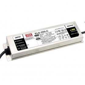ELG-200-C Meanwell Alimentatore LED 200W Corrente Costante CC Correnti 700mA. 1050mA. 1400mA. 1750mA. 2100mA ELG-200-C Meanwell Alimentatore LED 200W Corrente Costante CC Correnti 700mA. 1050mA. 1400mA. 1750mA. 2100mA