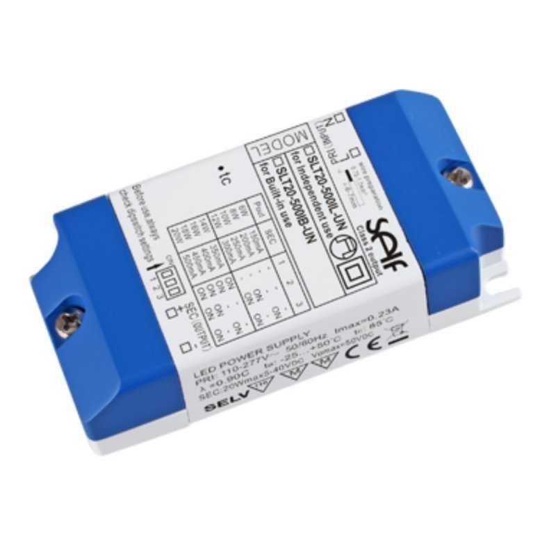 Driver LED LPC-60-1400 60W 1400mA – Trasformatore Switching AC-DC Corrente Costante, IP67, Custodia In Plastica