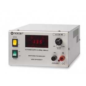 LS 40 Microset - Stabilisiertes einstellbares Schaltnetzteil 40A - 4-15V LS 40 Microset - Alimentatore stabilizzato switching regolabile 40A - 4-15V