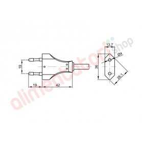 Spina Europa bipolare - 2,5A assiale - C7 o sguainato - 1.5m, 2m