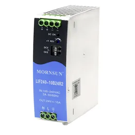 LIF240-10B-R2 - Alimentatore AC/DC Mornsun Din Rail - 240W - Tensioni 12V 24V 48V 55V