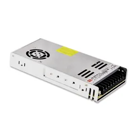 LRS-350N2 MeanWell Boxed Power Supply 350W - Voltages 12V, 24V, 36V, 48V with 200% surge current. LRS-350N2 Alimentatore boxato MeanWell 350W - Tensioni 12V. 24V. 36V. 48V con corrente di spunto al 200%