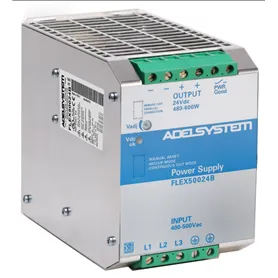 FLEX50024B Alimentatore Adelsystem Din Rail 600W 24V Input 380 VAC