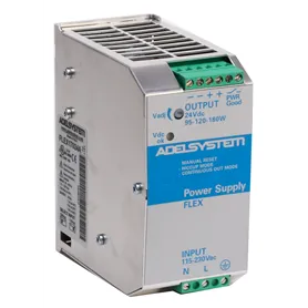 FLEX17024A Alimentatore Adelsystem Din Rail 180W 24V Input 110/220 VAC
