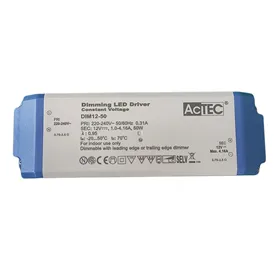 DIMxx-50 ACTEC Alimentatore LED 50W Tensione Costante CV 12V - 24V DIMxx-50 ACTEC Alimentatore LED 50W Tensione Costante CV 12V - 24V