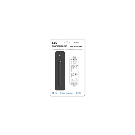 Controlador de Kit Relpower LED Monocolor - Regulador + Control Remoto - V1 + R11