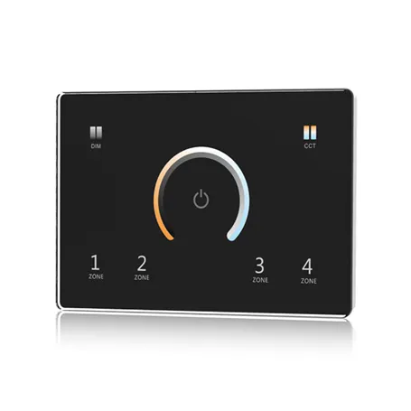 Relpower T12 - DMX512 Touchpanel zur CCT-Steuerung - Schwarz