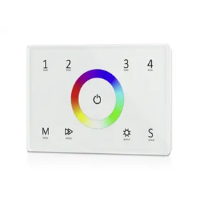 Relpower T13 - DMX512 Touchpanel zur RGB-Steuerung - Weiß Relpower T13 - DMX512 Touchpanel zur RGB-Steuerung - Weiß