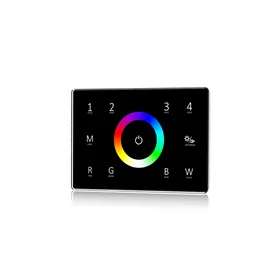 Relpower T14 - DMX512 Touchpanel zur RGBW-Steuerung - Schwarz Relpower T14 - DMX512 Touchpanel zur RGBW-Steuerung - Schwarz