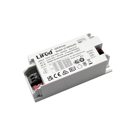 LF-GIF028YZ - Isoliertes LED-Netzteil Lifud ohne Flimmern - 28W - von 350 bis 700mA - Jolly Konstantstrom CC