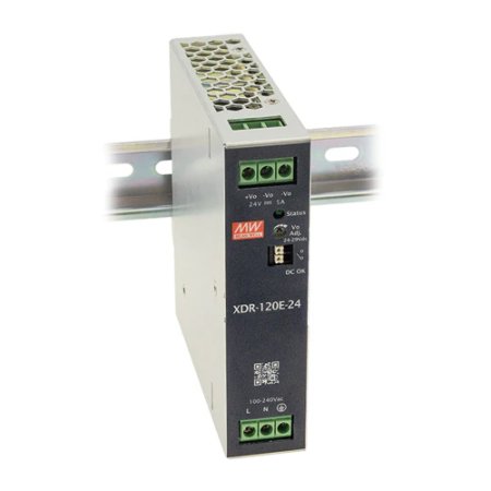 XDR-120E-12 – Alimentatore DIN Rail 12V 10A 120W – Ultra Slim – Mean Well