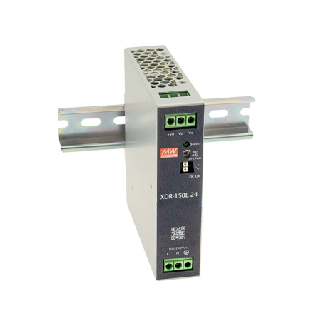 XDR-150E-48 – Alimentatore DIN Rail 48V 3.25A 156W – Ultra Slim – Mean Well