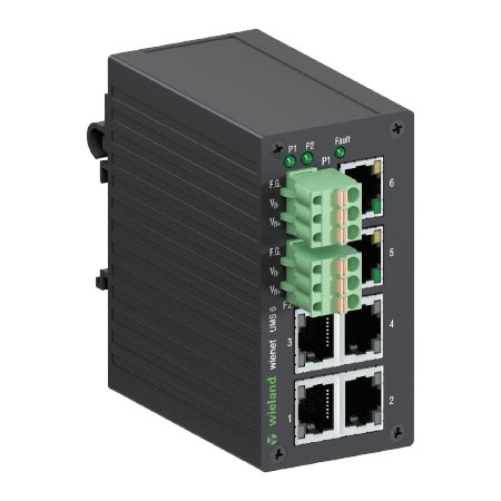 WIENET UMS 6 - Switch Ethernet Industriale - 6 Porte