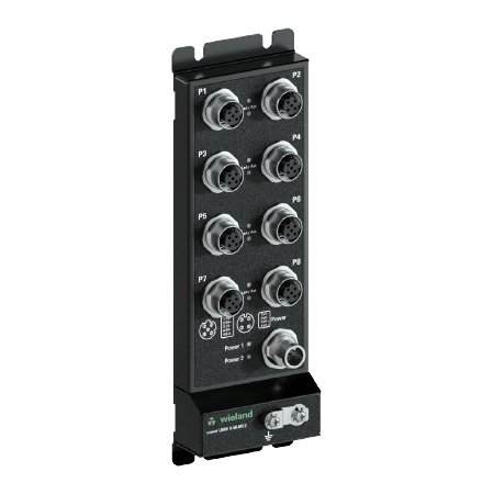 WIENET UMS 8-W-M12 – Switch Ethernet Industriale - 8 porte