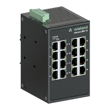 WIENET LMS 16-W - Switch Ethernet Industriale - 16 porte