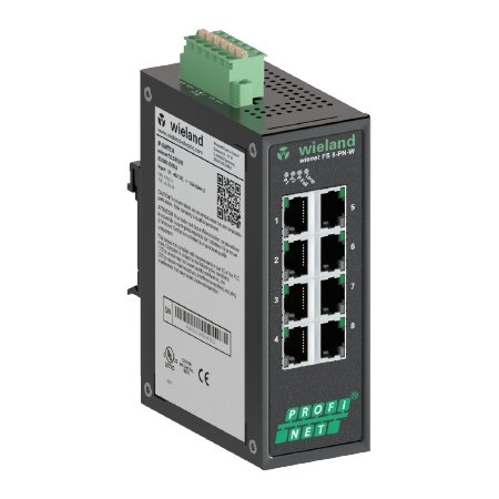 WIENET FS 8-PN-W - Switch Ethernet Industriale - 8 porte