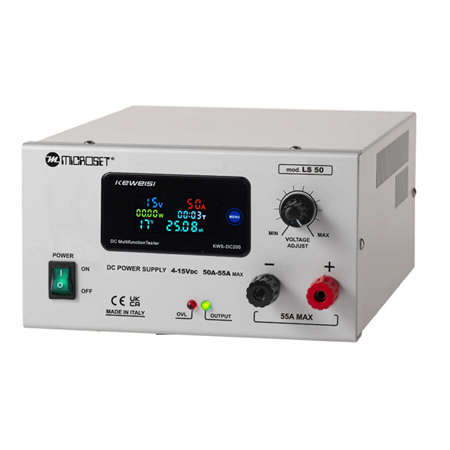 Microset R50 LS 50 Microset - Alimentatore stabilizzato switching regolabile 55A ...