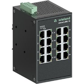 WIENET UMS 16 – Switch industriale unmanaged a 16 porte