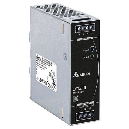 DRL-15V240W1ENA - Delta Electronics 240 W 15 V - Industrial Power