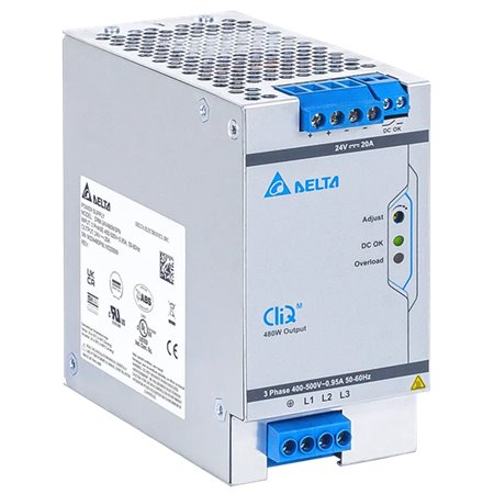 DRM-24V480W3PN - Delta Electronics 480 W 24 V - Industrial Power