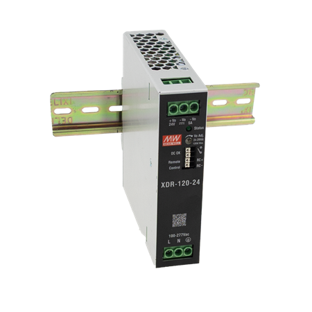 XDR-120-48 – Alimentatore DIN Rail 48V 2.5A 120W – Ultra Slim – Mean Well