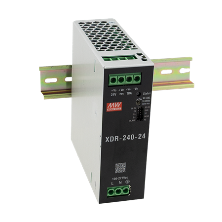 XDR-480-12 – Alimentatore DIN Rail 12V 30A 360W – Ultra Slim – Mean Well