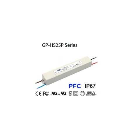 HS25P-24V  HS25P-24V Alimentatore LED Glacial Power - CV - 25W / 24V   Glacial Power  Alimentatori LED