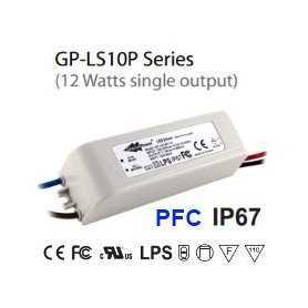 LS10P-36  LS10P-36 - Alimentatore LED Glacial Power - CC - 12W / 340mA   Glacial Power  Alimentatori LED