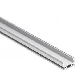 Flat LED Aluminum Profile STANDARD LARGE 17.5 x 13 mm - Model PS-PAS PS-PAS  PS-PAS - Profilo Alluminio piatto quadrato  Profili Alluminio