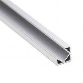 Aluminum LED Angular Profile 18.55 x 18.55 mm - Model PS-PAN PS-PAN  PS-PAN - Profilo Alluminio Angolare  Profili Alluminio