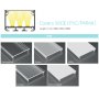 770.PAL.ILEDZ  Profilo Alluminio LED Piatto Illuminazione Zona lavoro 43 x 30 mm - Modello ILEDZ  Profili Alluminio