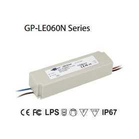 LE060N-42C  LE060N-42C - Alimentatore LED Glacial Power - CC - 60W / 1400mA   Glacial Power  Alimentatori LED