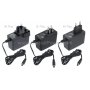 PAW024-24  PAW024-24 - Adattatore Wallmount Galcial - 24W / 24V / 1000mA  Glacial Power  Alimentatori Desktop