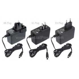 PAW024-24 - Adattatore Wallmount Galcial - 24W 24V 1000mA PAW024-24  PAW024-24 - Adattatore Wallmount Galcial - 24W / 24V / 1000mA  Glacial Power  Alimentatori Desktop